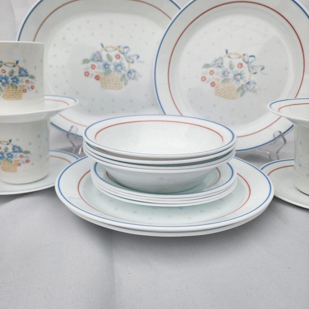 Corelle Country Cornflower 20-Pc Dinnerware Set, 4 Place Setting